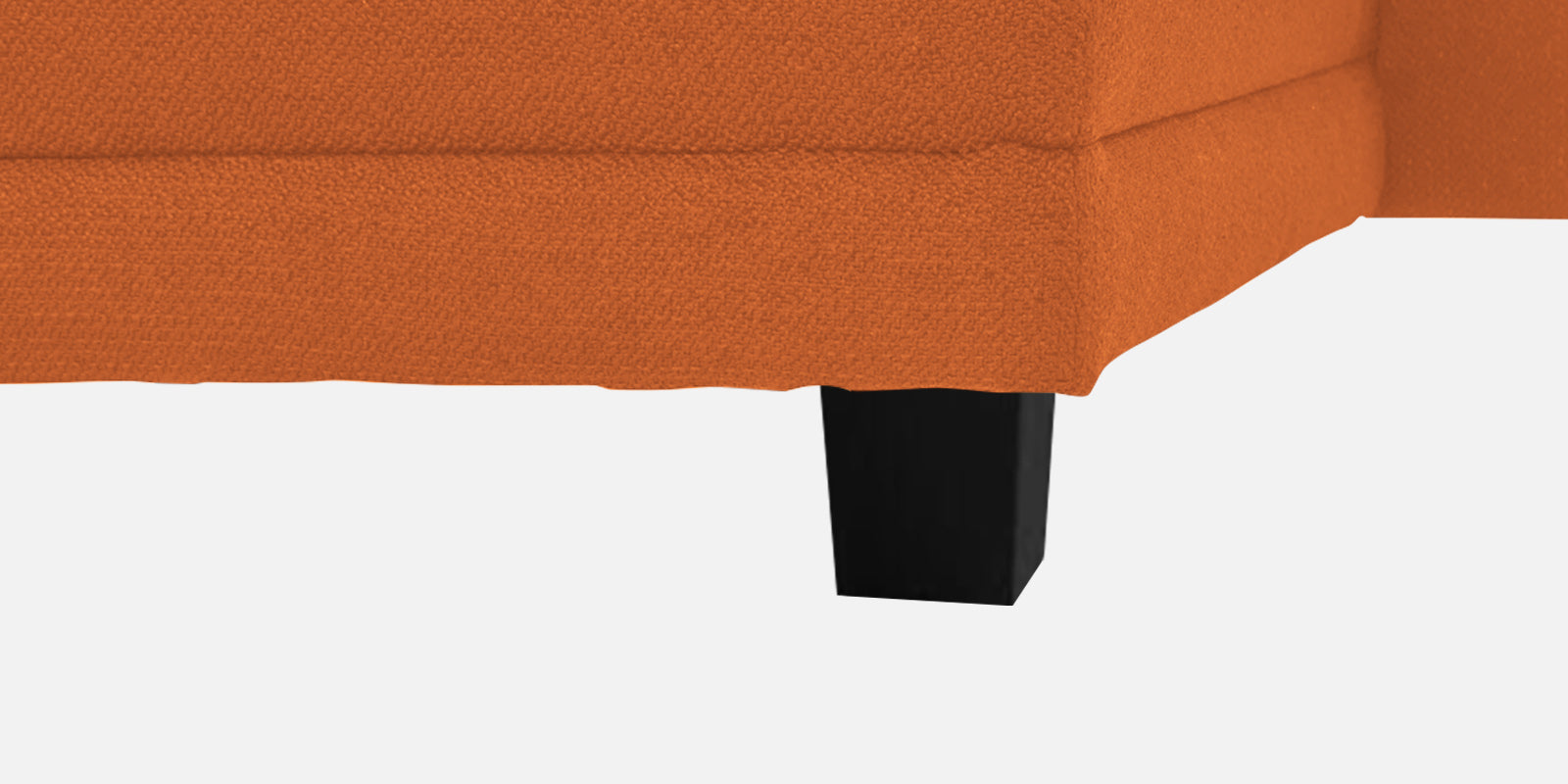 Ira Fabric LHS 6 Seater Sofa Cum Bed In Vivid Orange Colour