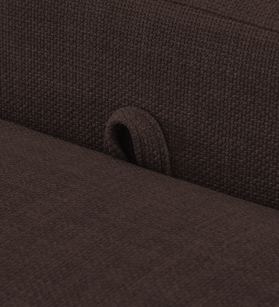 Cooper Fabric Storage Bench In Coffee Brown Colour - Febonic Living