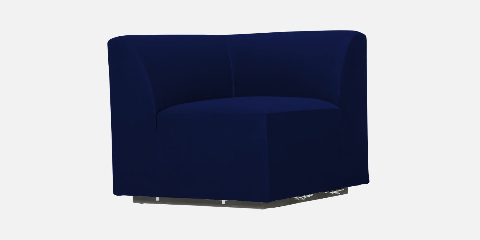 Bufa Velvet 2 Seater Sofa in Dark Blue Colour With Storage