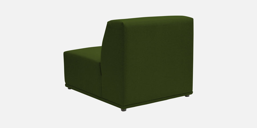 Adam Fabric Rhs Sectional Sofa 3 Ottoman Lounger In Olive Green Colour - Febonic Living