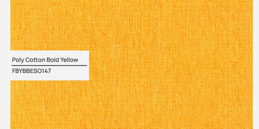 Zoya Fabric 3 Seater Convertible Sofa Cum Bed In Bold Yellow Colour - Febonic Living