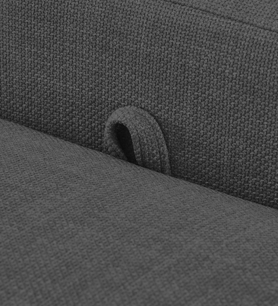 Cooper Fabric Storage Bench In Charcoal Grey Colour - Febonic Living