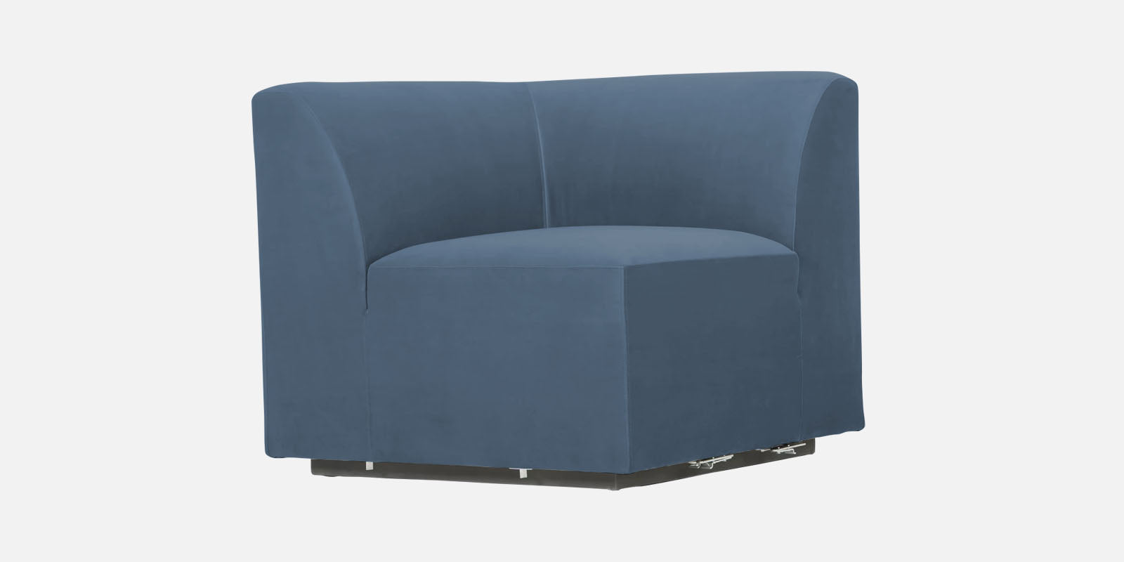 Bufa Velvet 2 Seater Sofa in Oxford Blue Colour With Storage