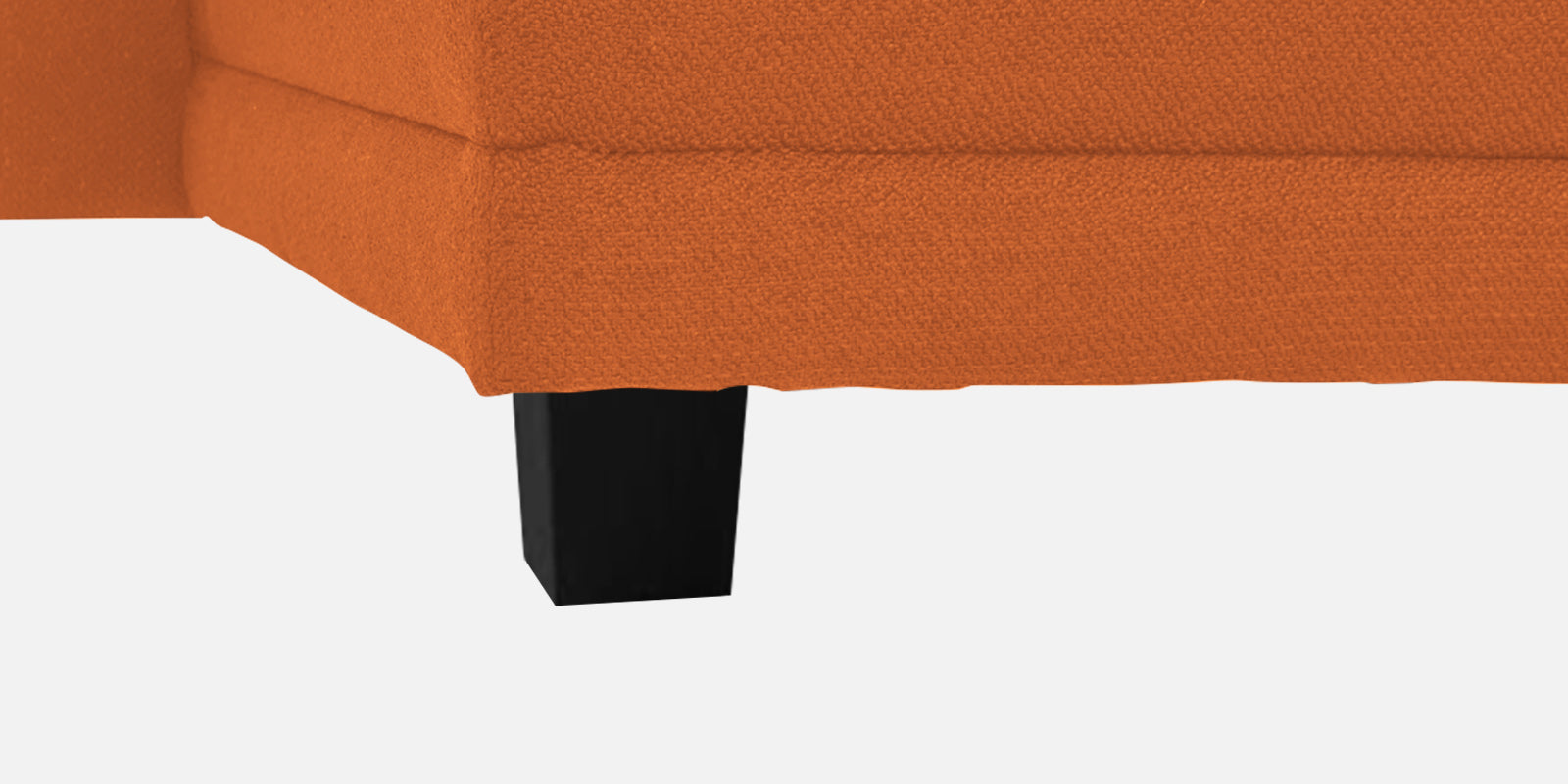 Ira Fabric RHS 6 Seater Sofa Cum Bed In Vivid Orange Colour