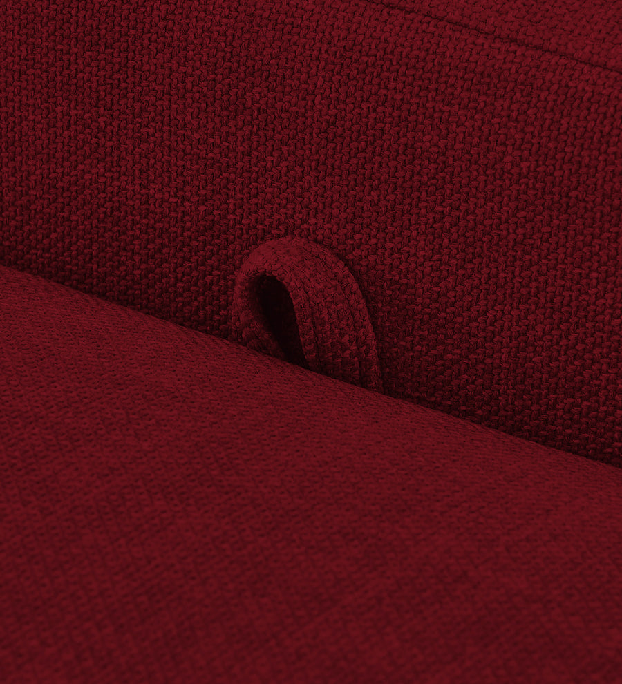 Cooper Fabric Storage Bench In Ruby Red Colour - Febonic Living