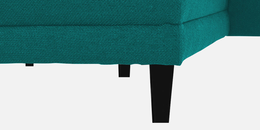 Ira Fabric Lhs 6 Seater Convertible Sofa Cum Bed In Sea Green Colour - Febonic Living