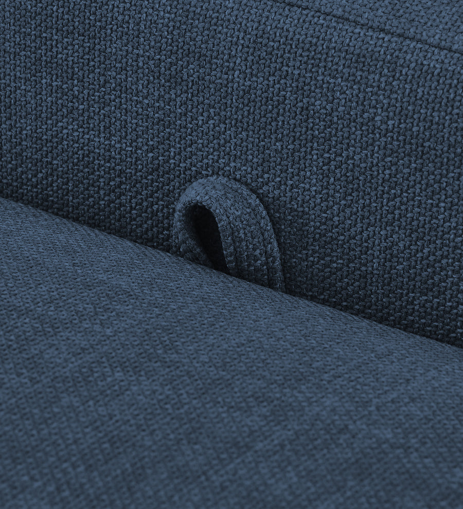 Cooper Fabric Storage Bench In Light Blue Colour - Febonic Living