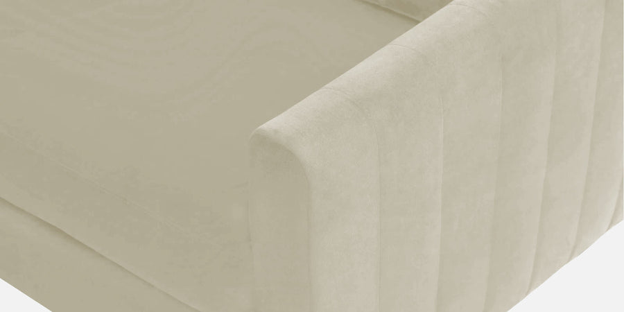 Haru Fabric Lhs Sectional Sofa 2 Lounger In Warm White Colour - Febonic Living