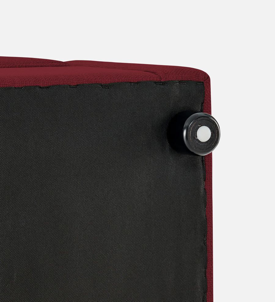 Cooper Fabric Storage Bench In Blood Maroon Colour - Febonic Living