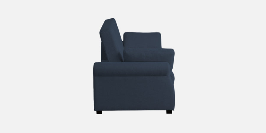 Fornia Fabric 2 Seater Pull Out Sofa Cum Bed In Denim Blue Colour - Febonic Living
