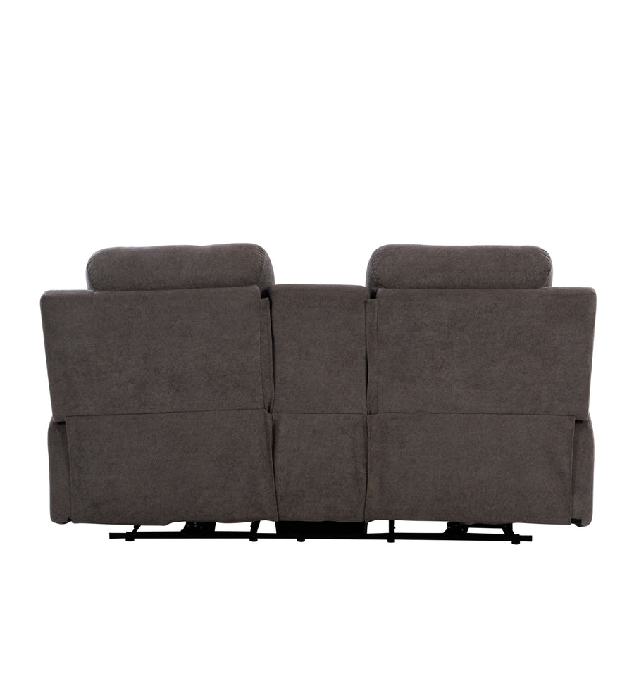 Waki Boucle 2 Seater Motorized Recliner In Concrete Grey Colour - Febonic Living