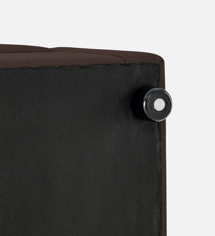 Cooper Fabric Storage Bench In Coffee Brown Colour - Febonic Living
