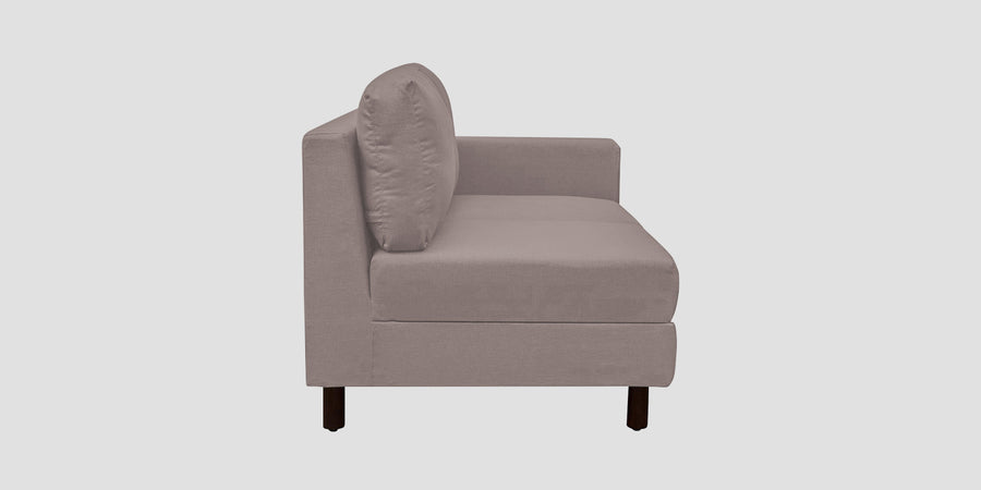 Betty Fabric 6 Seater Rhs Corner Sofa In Almond Beige Colour - Febonic Living