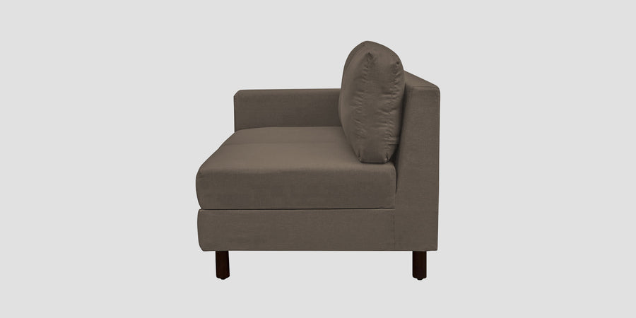 Betty Fabric 6 Seater Lhs Corner Sofa In Hazel Beige Colour - Febonic Living