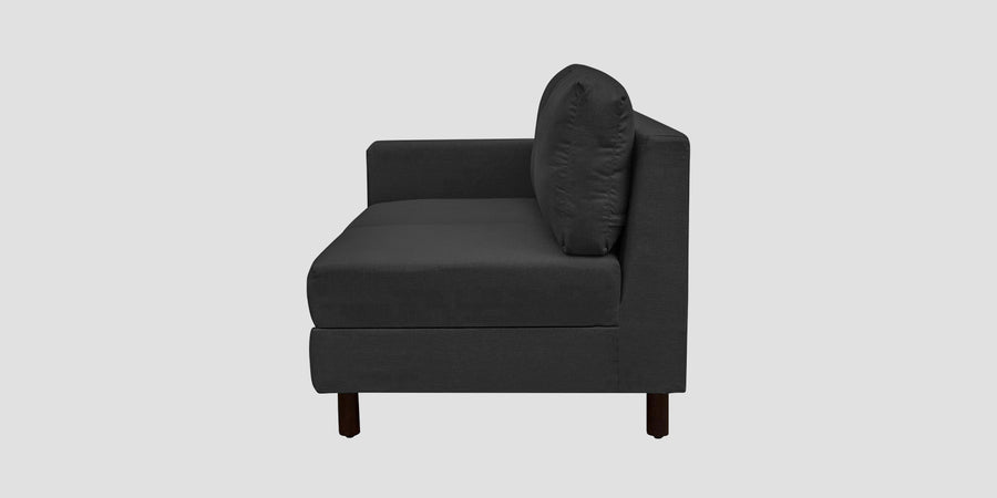 Betty Fabric 6 Seater Lhs Corner Sofa In Stone Grey Colour - Febonic Living