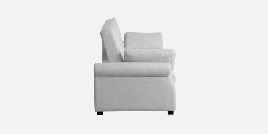 Fornia Fabric 2 Seater Pull Out Sofa Cum Bed In Lit Grey Colour - Febonic Living
