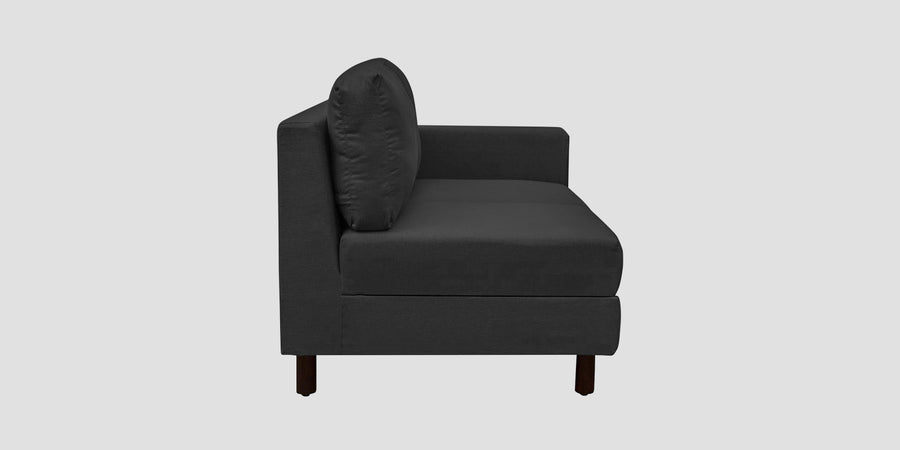 Betty Fabric 6 Seater Rhs Corner Sofa In Stone Grey Colour - Febonic Living