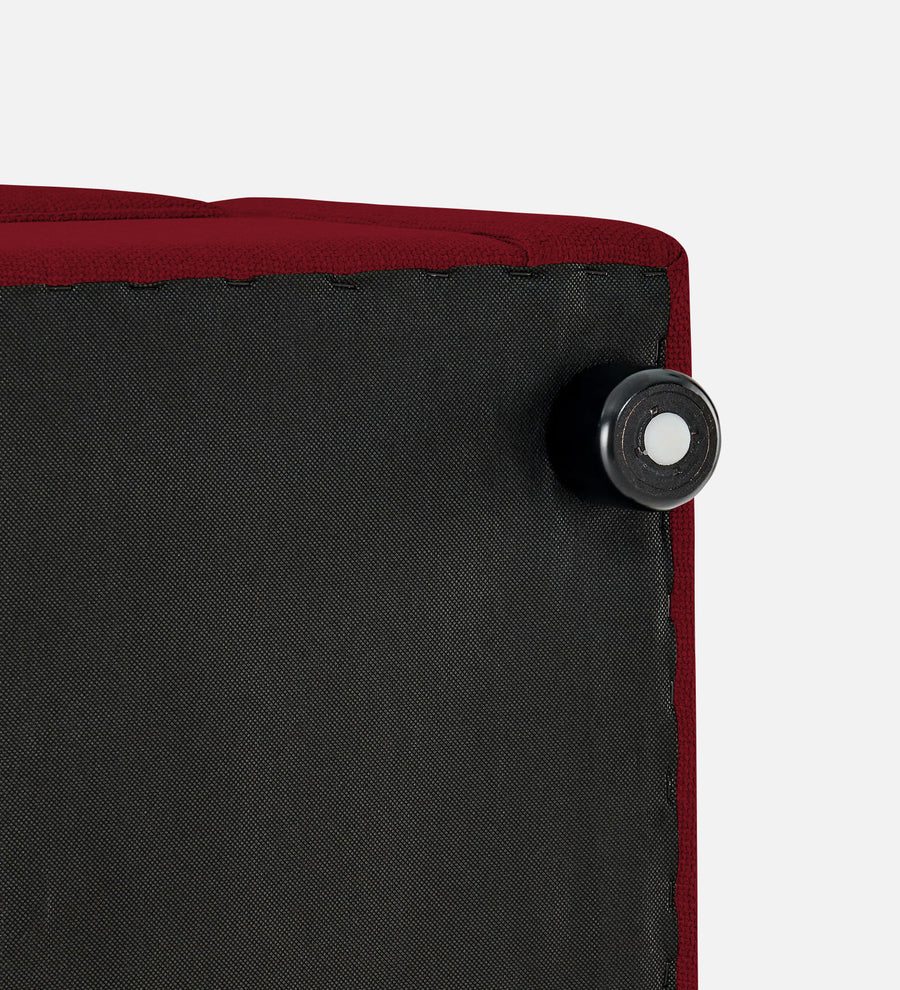 Cooper Fabric Storage Bench In Ruby Red Colour - Febonic Living