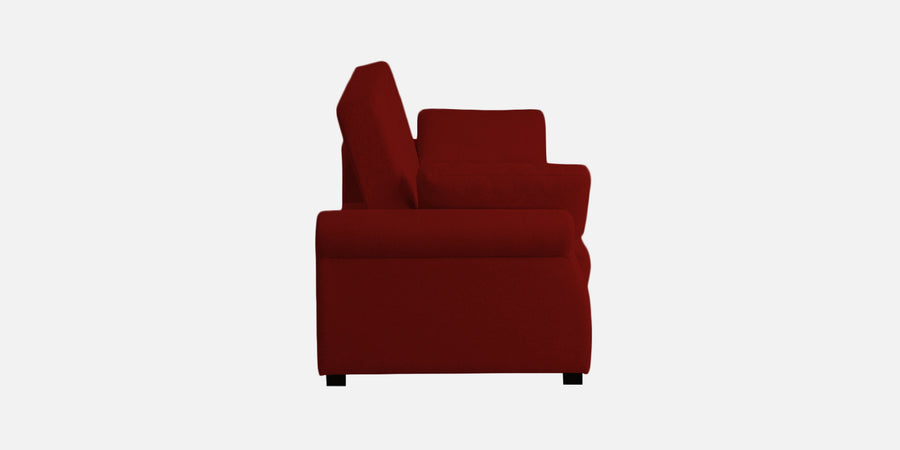Fornia Fabric 2 Seater Pull Out Sofa Cum Bed In Blood Maroon Colour - Febonic Living