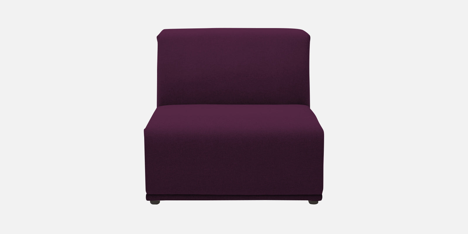 Adam Fabric LHS Sectional Sofa (3 + Lounger) In Greek Purple Colour