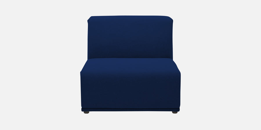Adam Fabric Lhs Sectional Sofa 3 Ottoman Lounger In Royal Blue Colour - Febonic Living