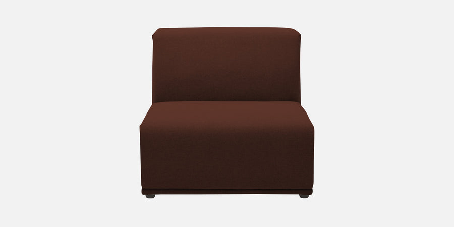 Adam Fabric Lhs Sectional Sofa 3 Ottoman Lounger In Coffee Brown Colour - Febonic Living