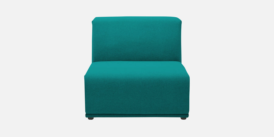 Adam Fabric Lhs Sectional Sofa 3 Ottoman Lounger In Sea Green Colour - Febonic Living