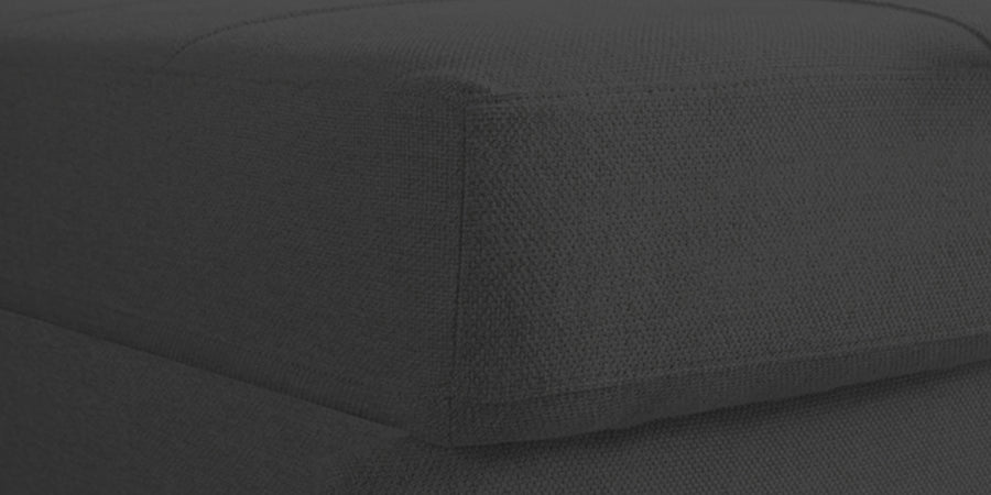 Fornia Fabric 2 Seater Pull Out Sofa Cum Bed In Charcoal Grey Colour - Febonic Living