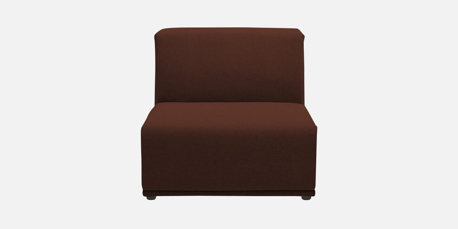 Adam Fabric Rhs Sectional Sofa 3 Ottoman Lounger In Coffee Brown Colour - Febonic Living