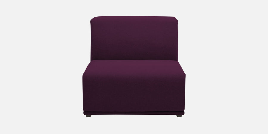 Adam Fabric Rhs Sectional Sofa 3 Ottoman Lounger In Greek Purple Colour - Febonic Living