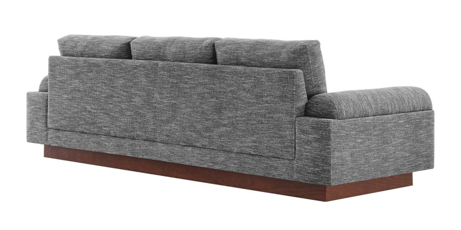 Yuma Fabric 3 Seater Sofa in Charcoal Grey Colour