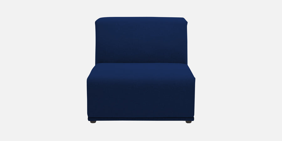 Adam Fabric Rhs Sectional Sofa 3 Ottoman Lounger In Royal Blue Colour - Febonic Living