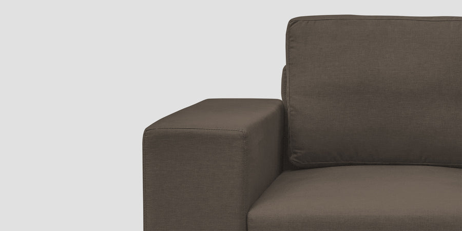 Betty Fabric 6 Seater Rhs Corner Sofa In Hazel Beige Colour - Febonic Living