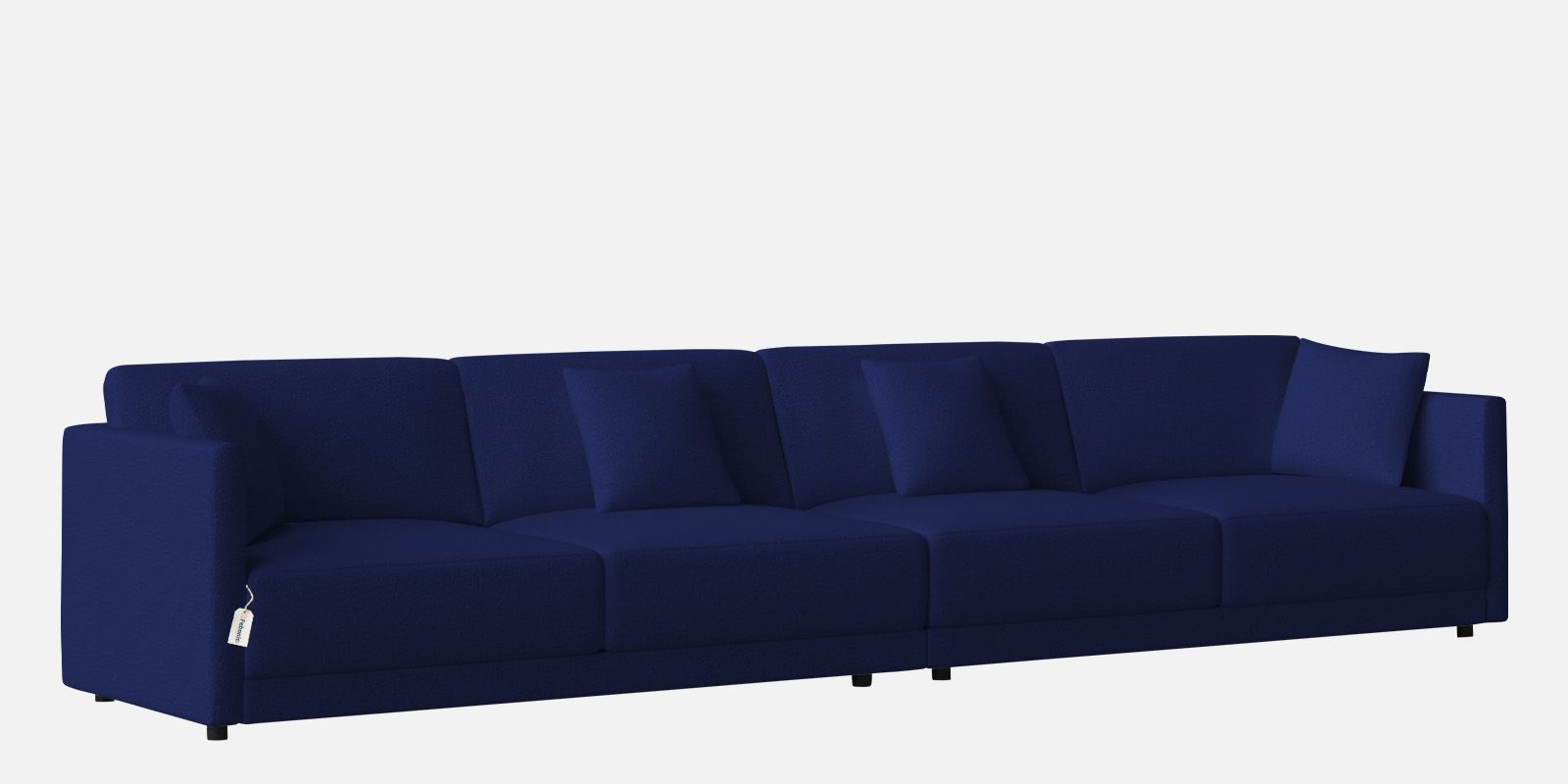 Casso Velvet 4 Seater Sofa in Imperial Blue Colour