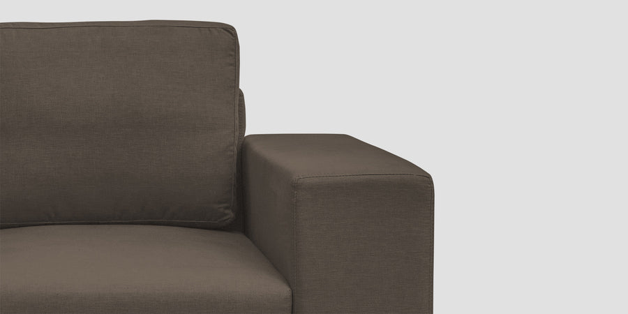 Betty Fabric 6 Seater Lhs Corner Sofa In Hazel Beige Colour - Febonic Living