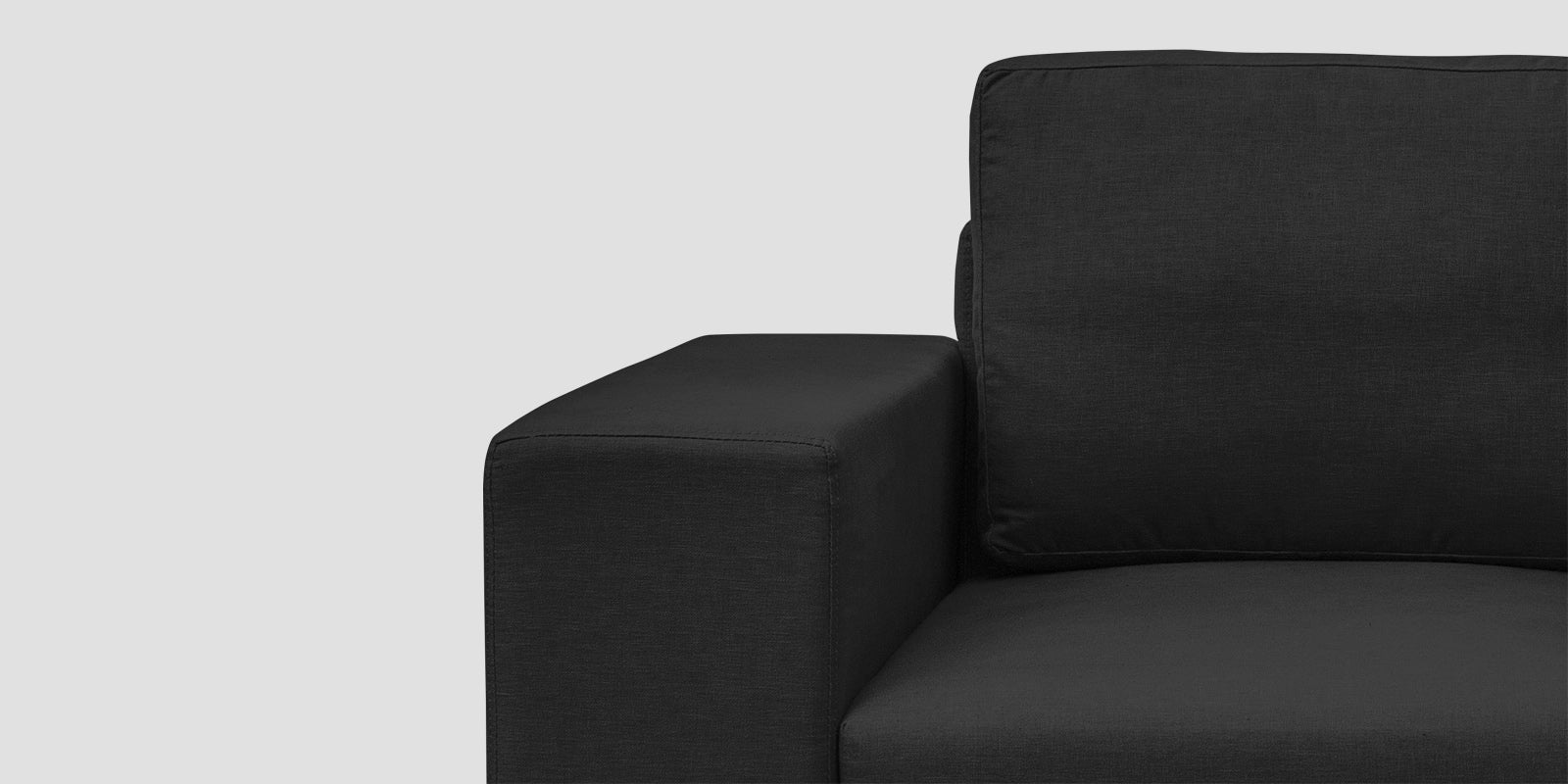 Betty Fabric 6 Seater RHS Corner Sofa In Stone Grey Colour - Febonic Living