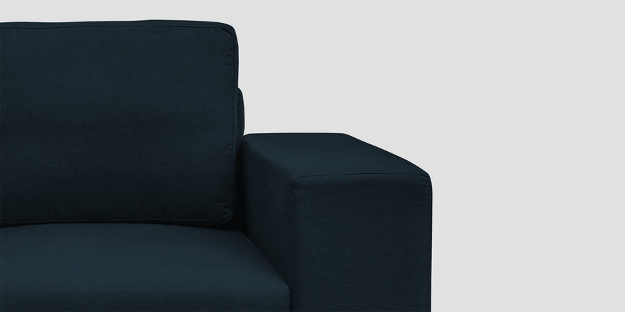 Betty Fabric 6 Seater Lhs Corner Sofa In Cool Blue Colour - Febonic Living