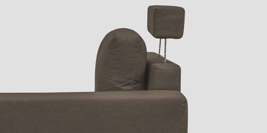 Betty Fabric 6 Seater Lhs Corner Sofa In Hazel Beige Colour - Febonic Living