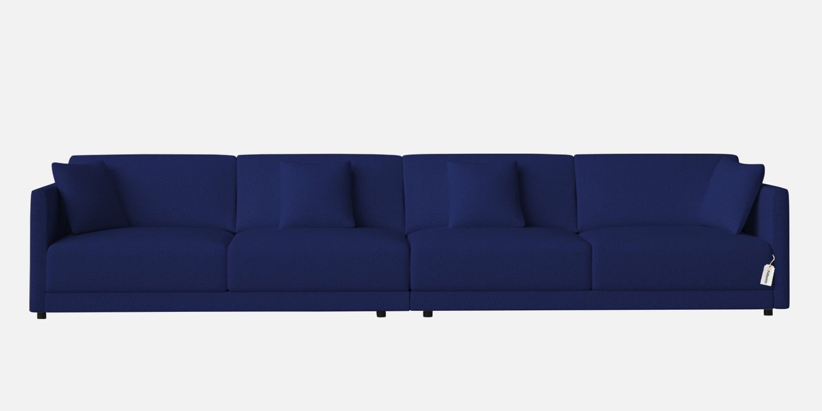 Casso Velvet 4 Seater Sofa in Imperial Blue Colour