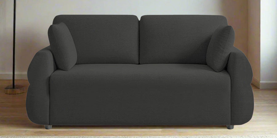 Jack Fabric 2 Seater Sofa In Charcoal Grey Colour - Febonic Living