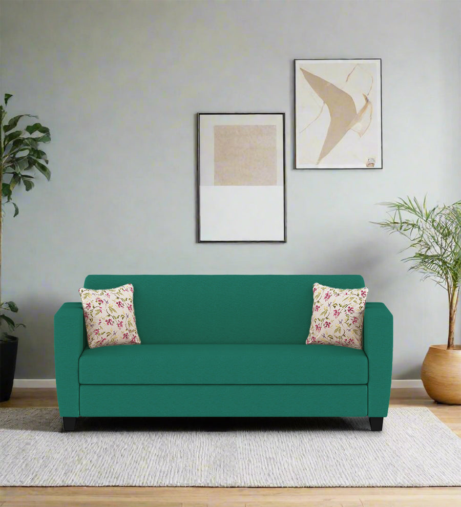 Gozi 3 Seater Fabric Sofa - Sea Green by Febonic Living