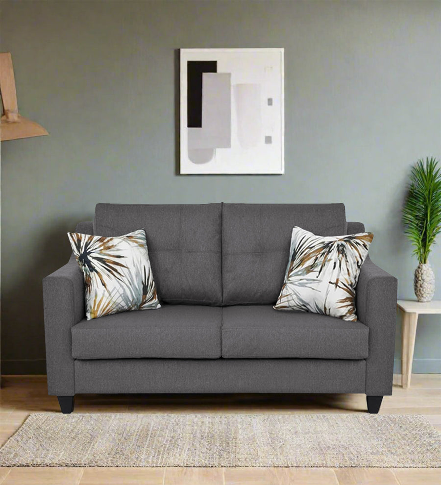 Welly  2 Seater Fabric Sofa - Sudo Grey by Febonic Living
