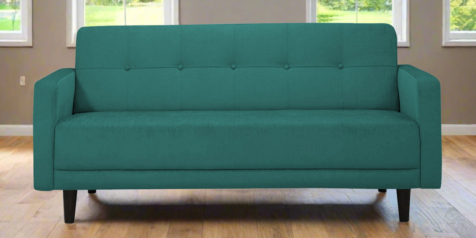 Noha Fabric 2 Seater Sofa in Sea Green Colour