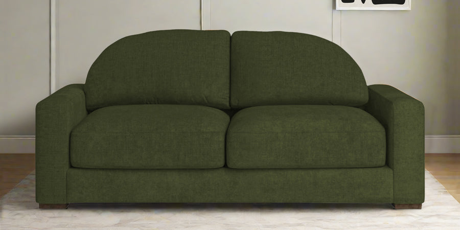 Dara Fabric 2 Seater Sofa In Olive Green Colour - Febonic Living
