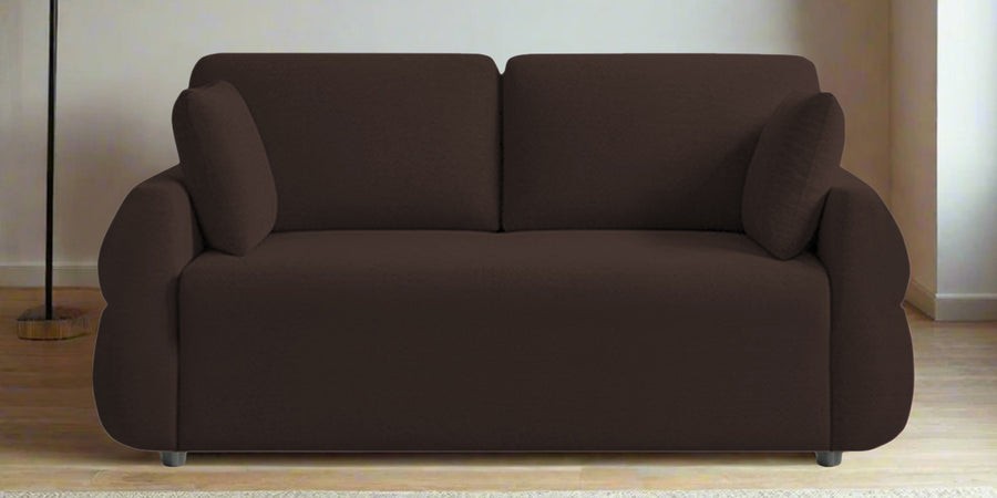 Jack Fabric 2 Seater Sofa In Coffee Brown Colour - Febonic Living