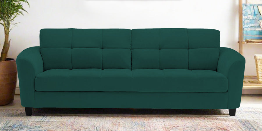 Mulan Fabric 3 Seater Sofa In Sage Green Colour - Febonic Living