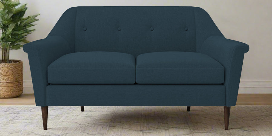 Homer Fabric 2 Seater Sofa In Cool Blue Colour - Febonic Living