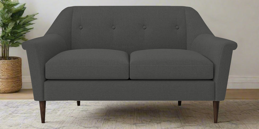 Homer Fabric 2 Seater Sofa In Stone Grey Colour - Febonic Living