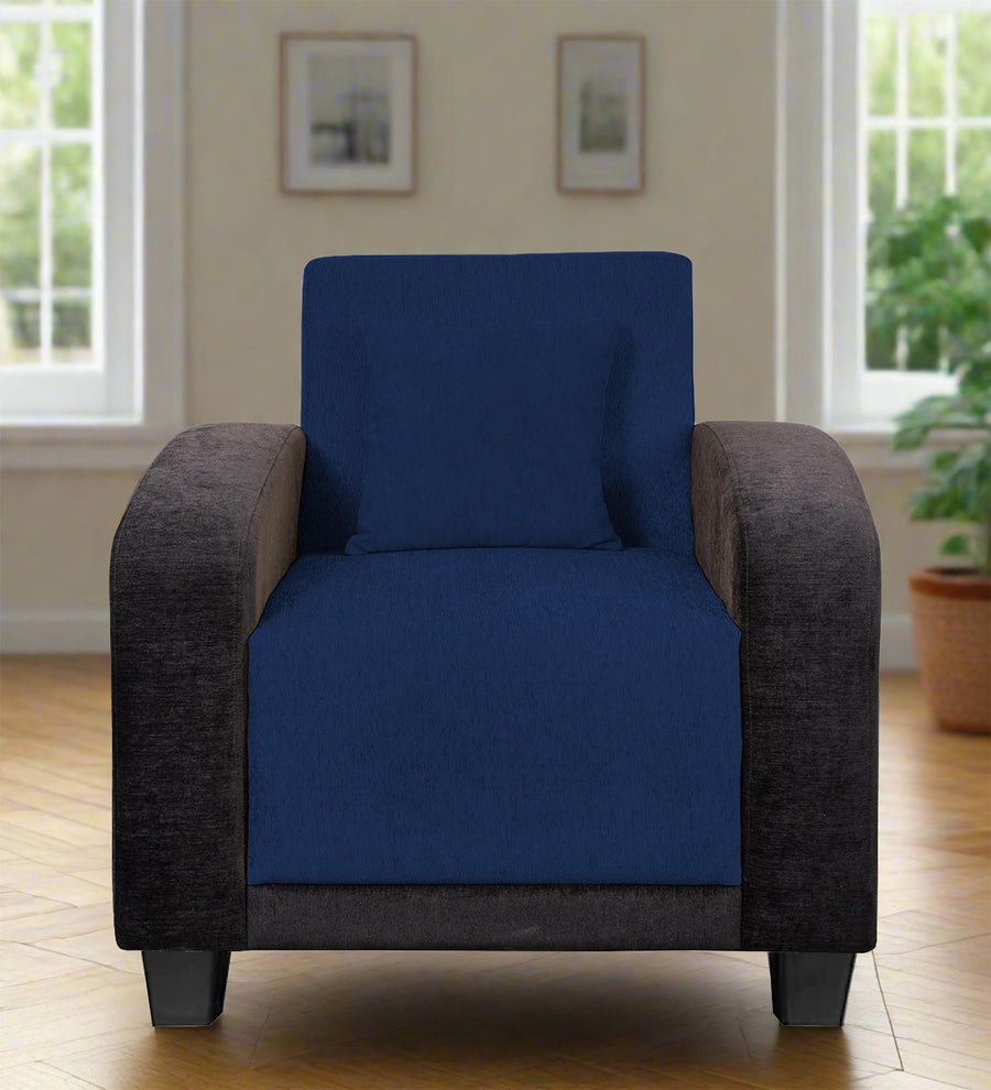 Alex  1 Seater Fabric Sofa - Royal Blue by Febonic Living