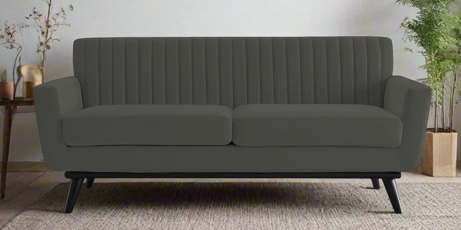 Tucker Velvet 2 Seater Sofa In Hory Grey Colour - Febonic Living